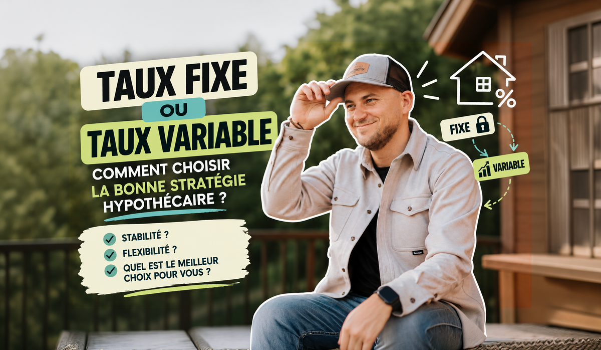 Taux fixe ou taux variable: comment choisir la bonne stratégie hypothécaire?